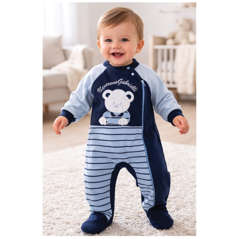 Baby boy pajamas winter cotton - NG226042 - Nazareno Gabrielli