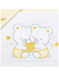 Cot Bedding Set - Little Stars - Mio Piccolo LL14313