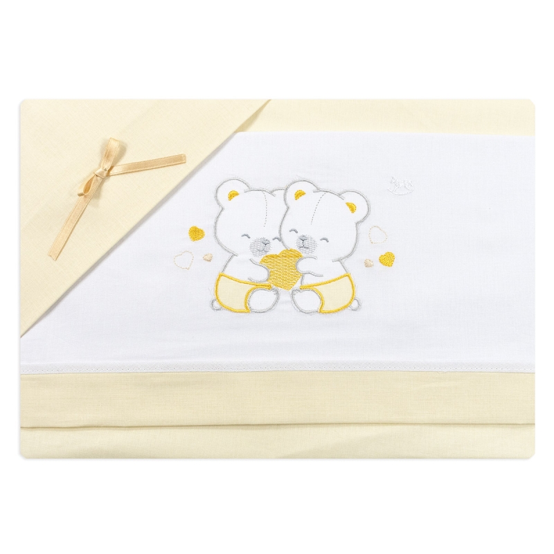 Cradle and pram sheet set - LC13313 -...