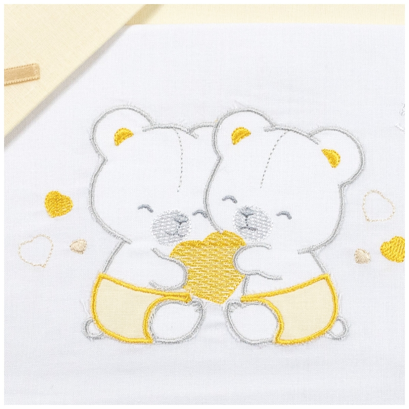 Cradle and pram sheet set - LC13313 -...