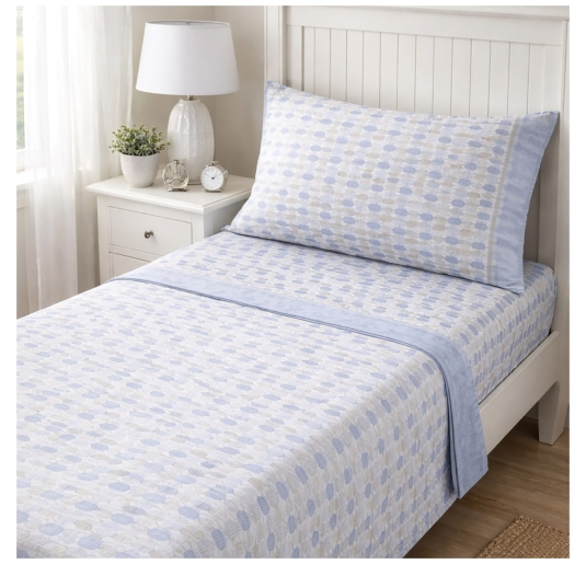 Lecco - Single bed sheet set cotton