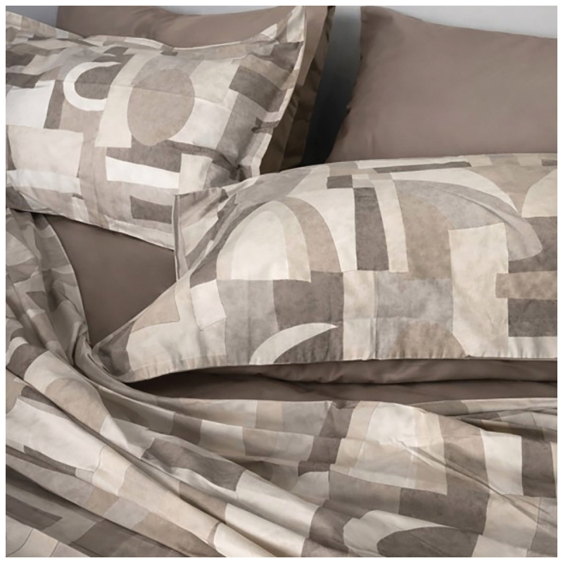 Completo lenzuola matrimoniale cotone Svad con 4 federe fantasia