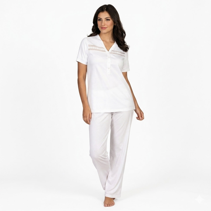 Women’s Pure Cotton Pyjamas – 11136 –...