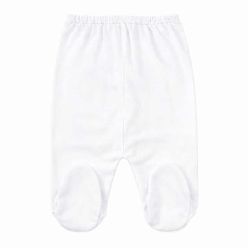 Newborn Footed Pants in Lightweight Cotton A160