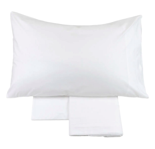 Cotton sheet set for cradle/pram - Monocolore Newborns - Corredo Italiano