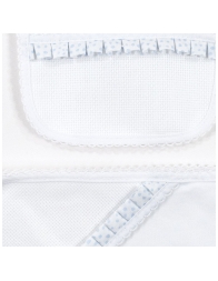 Set Neonati con Bavaglino e Copertina Ricamabili - CJT09 - Coralo Baby