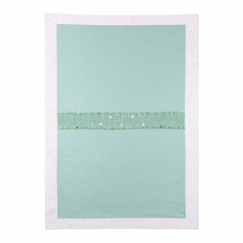 Embroidered Cotton Jersey Blanket for...