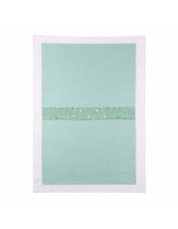 Copertina in cotone jersey ricamata per culletta - K198COP - Klaiadi