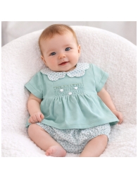Baby Girl 2-Piece Jersey Cotton Outfit - K191C2 - Klaiadi