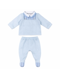 Tutina due pezzi in cotone jersey piquet Coccode' C59056