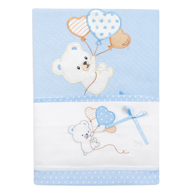 Cradle and pram blanket set Mio Piccolo Made in Italy