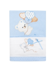Cradle and pram blanket set Mio Piccolo Made in Italy