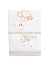 Cradle and pram blanket set Mio Piccolo Made in Italy