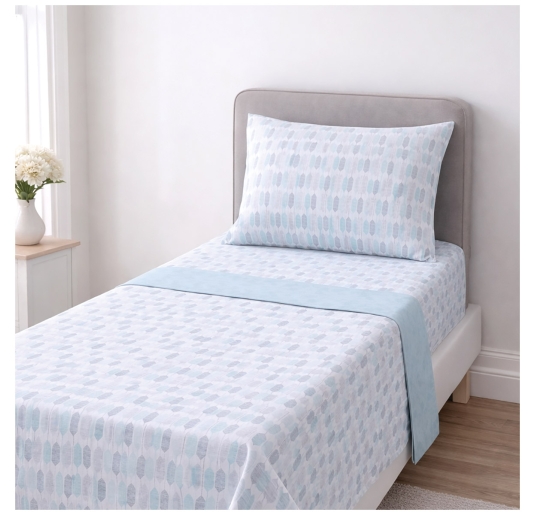 Cotton Single Bed Sheet Set – Capua – Cotoneria Italiana