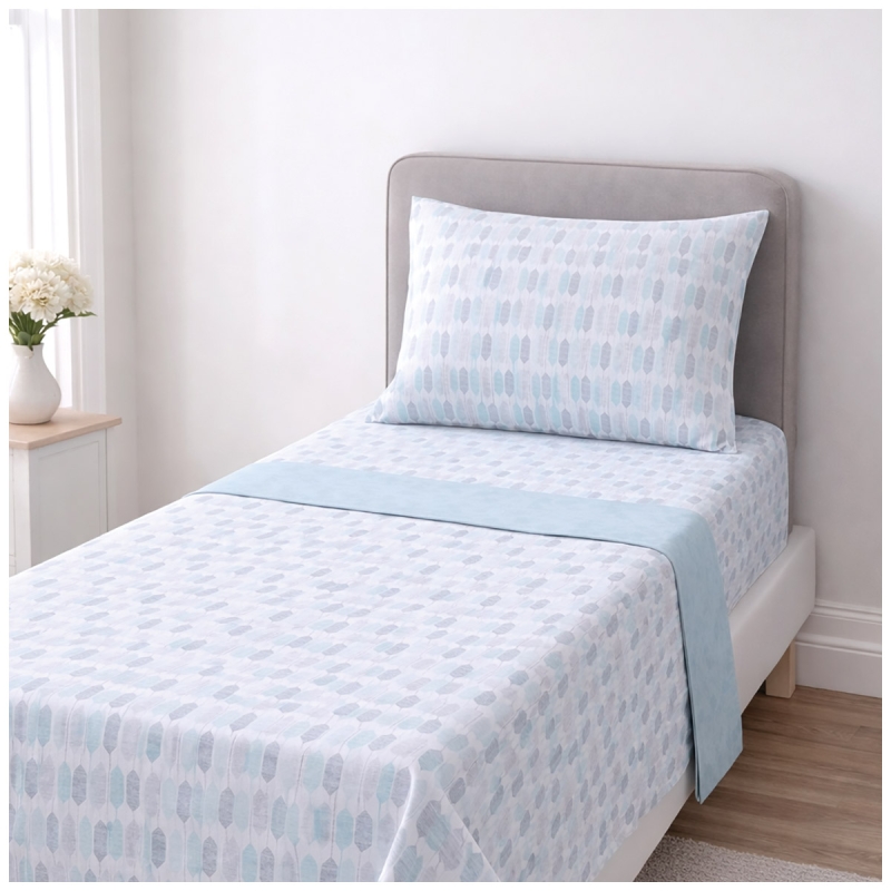 Cotton Single Bed Sheet Set – Capua – Cotoneria Italiana