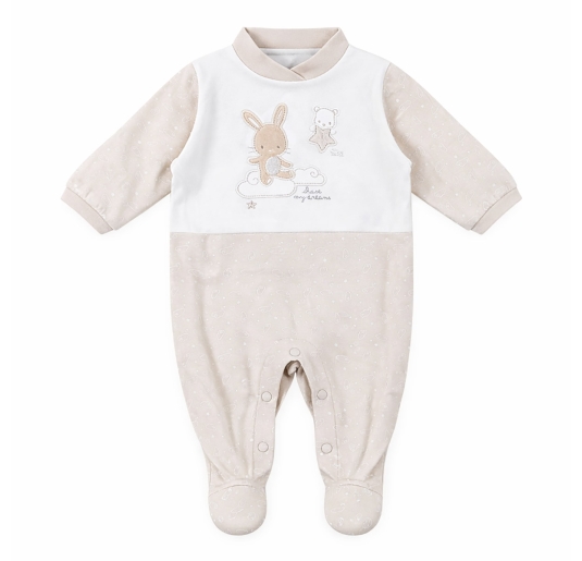 Embroidered cotton romper by Ellepi BQ3388