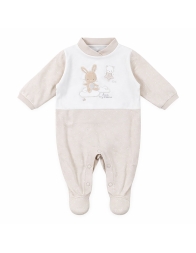 Tutina in cotone ricamata - BQ3388 - Ellepi