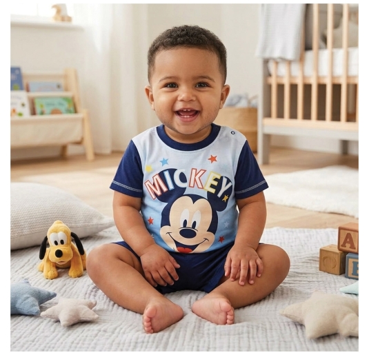 Disney Mickey Mouse boys cotton short pajamas summer set