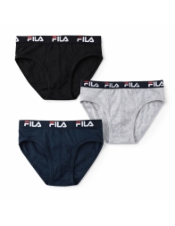 Set di 3 slip uomo FILA in cotone bielastico FU5233
