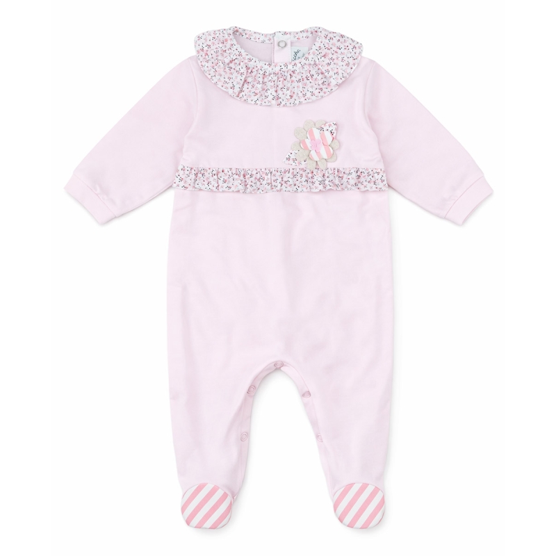 Tutina in cotone jersey con girocollo...