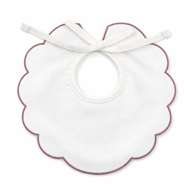 Scalloped Piqué Bib - C62609 - Coccode' Firenze