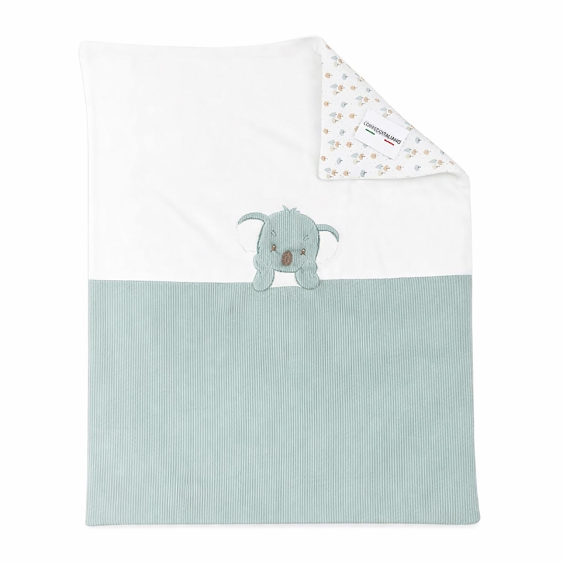 Chenille Blanket for Crib with Koala - CO7850VV - Le Chicche