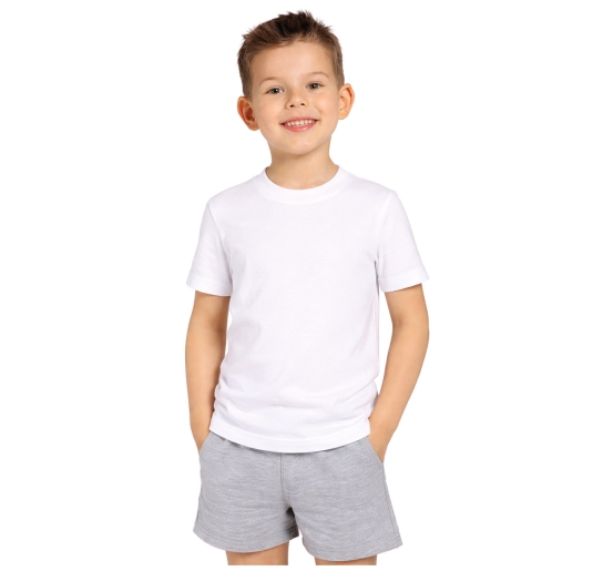 boys pure cotton crew neck t-shirt Bimbissimi