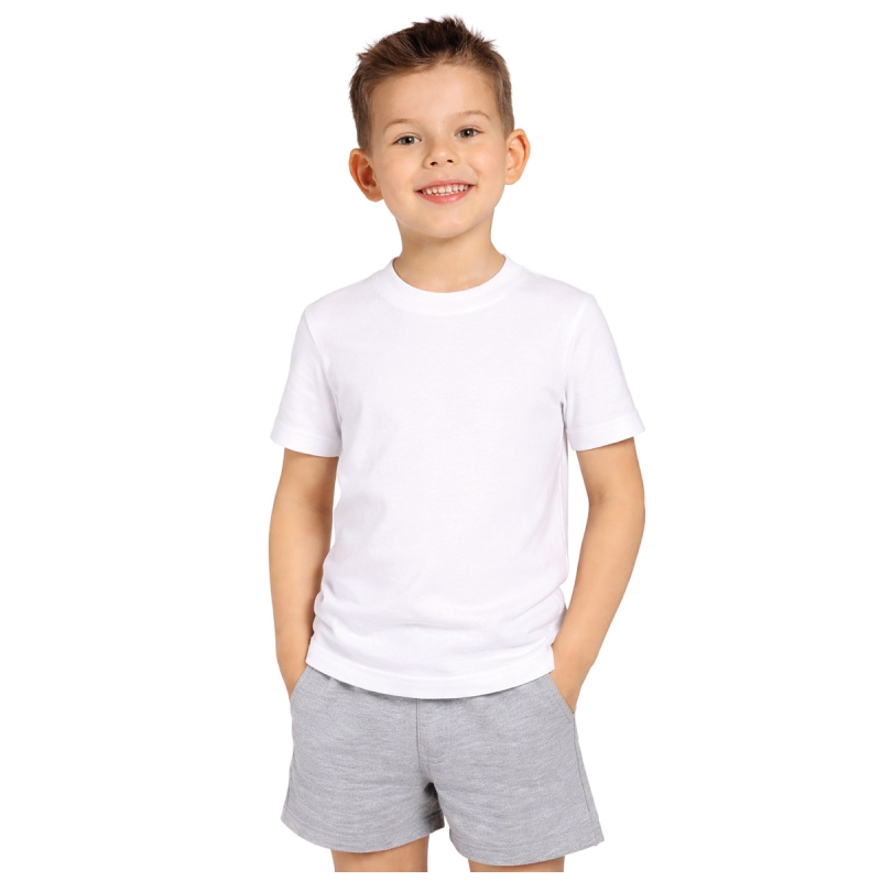 boys pure cotton crew neck t-shirt Bimbissimi