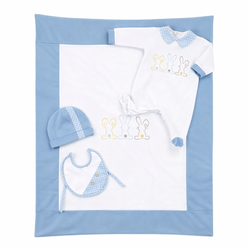 Coordinated baby layette cotton with...