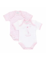 Set di 2 body in caldo cotone mezza manica - AF30 - Ellepi