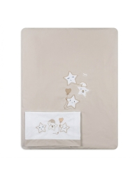 Set piumotto e lenzuolino culletta - Stelline - Mio Piccolo PMT90311TT