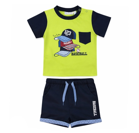 Baby short cotton outfit - PCCJ127 - Pierre Cardin
