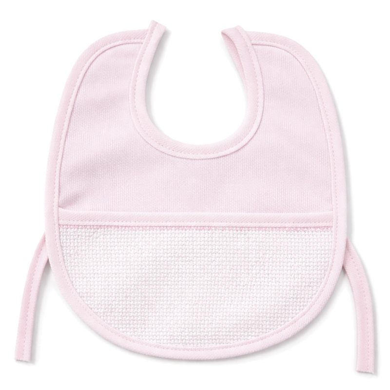 Embroiderable Baby Bib in Piqué...