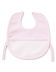 Embroiderable Baby Bib in Piqué Cotton with Aida Cloth – CI830 – Corredo Italiano