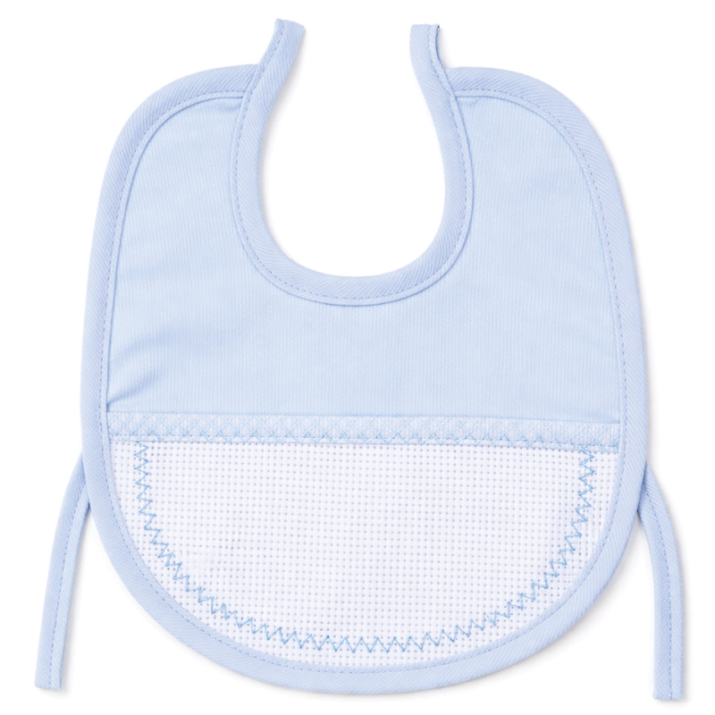 Embroiderable Baby Bib in Piqué...