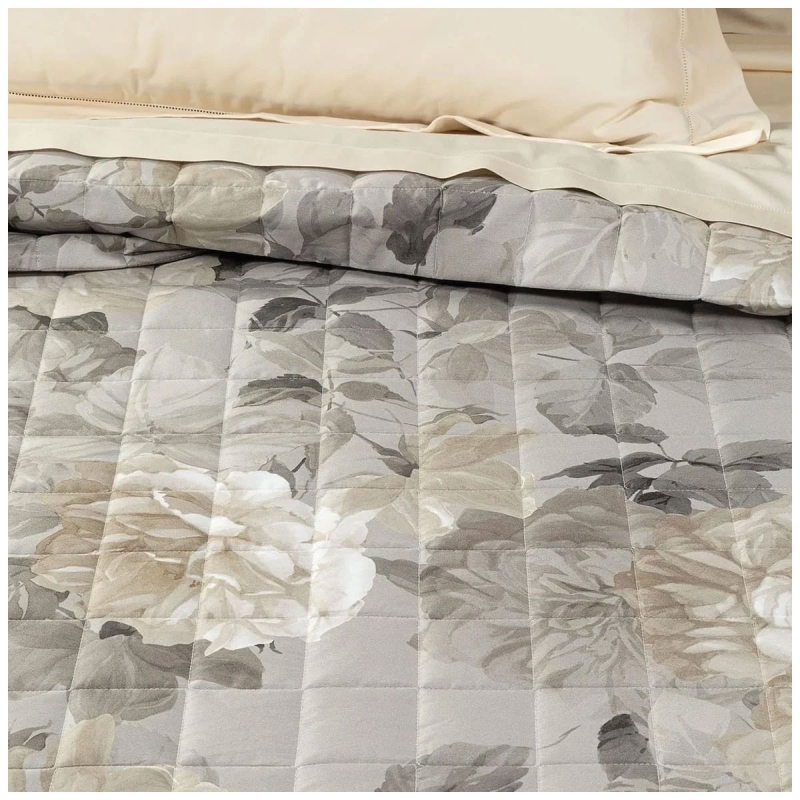 Quilted cotton satin double bed...