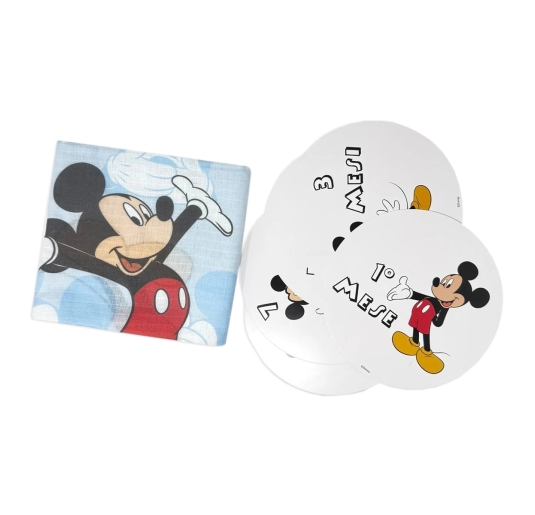 Copertina compimese in cotone garza - Topolino KSM2035 - Disney 2