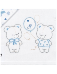 Cradle Pram sheet set cotton - LC13363 - Mio Piccolo