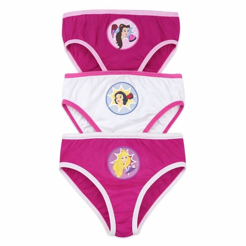 Set of 3 girls’ cotton briefs - Princesses 29060 - Disney