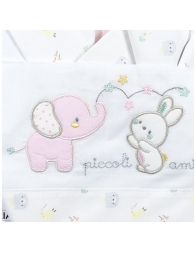 Cradle Pram sheet set - Little Friends EC2202 - Bruco Bruco