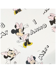 Cotton muslin monthly milestone blanket – Minnie Mouse KSM2035 – Disney