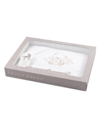 Set lenzuola culletta e carrozzina - Orsetto EC2209 - Bruco Bruco