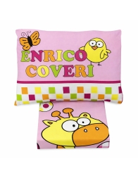 Cradle and stroller sheet set by Enrico Coveri EC210RR