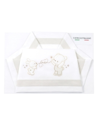 Cradle and Pram sheet set – Love Bear LC03375 – La Fatina