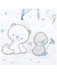 Newborn pram sheets soft cotton teddy bear design Bruco Bruco