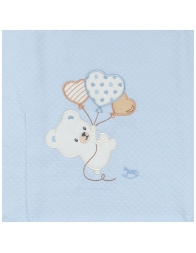 Diamond-pattern fabric blanket for cradle – MP154284 – Mio Piccolo