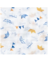 Baby Blanket in Cotton and Bamboo Gauze - 12606 - Ellepi