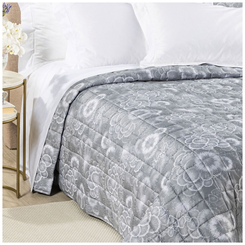 elegant quilted double bedspread cotton with lightweight filling