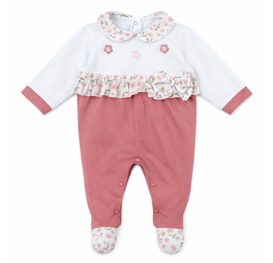 Baby girl cotton romper - NG351033 - Nazareno Gabrielli