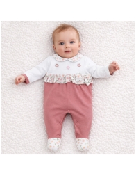Baby girl cotton romper - NG351033 - Nazareno Gabrielli